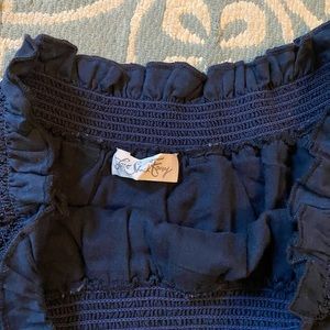 Black LoveShackFancy skirt